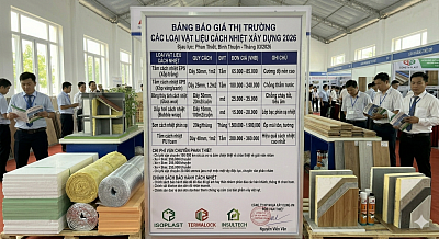 Bản báo giá vật liệu cách nhiệt trong xây dựng